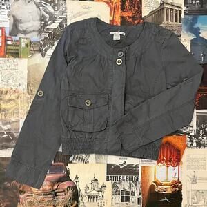 Y2k utility jacket dark